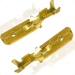 Terminal Encaixe Macho Kit C/100pçs 1mm À 2,5mm. Automotivo