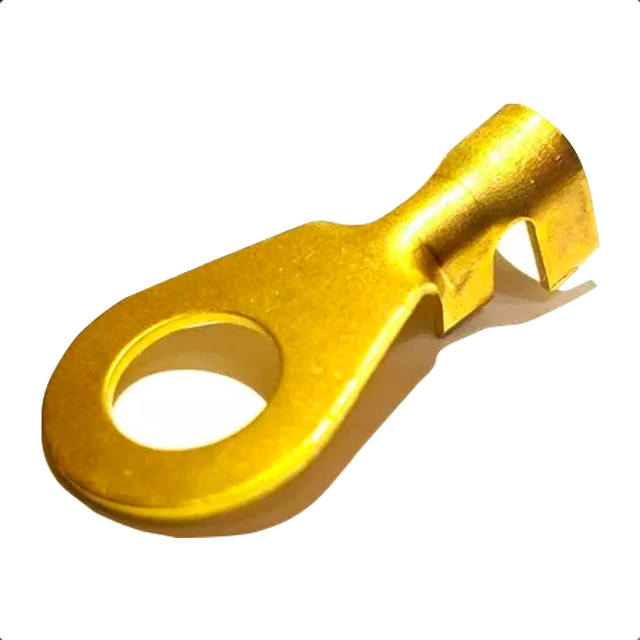 Terminal Olhal Grande 3/8 Bateria Latão Automotivo - 100pçs