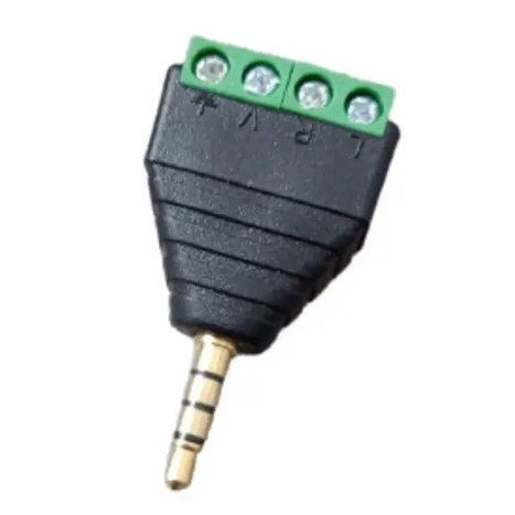 ADAPTADOR PLUG P3 / P2 ST 4C PARA BORNE PROFISSIONAL