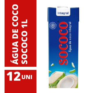 Água De Coco - Sococo 1L - 12 Unidades em Oferta na Shopee