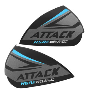 Kit Orelhas Laterais do Capacete Attack HSA Peça De Reposição Pro Tork
