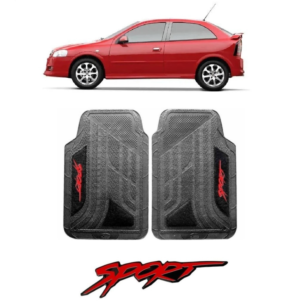 Tapete Borracha Pvc Automotivo Sport Dubai Carro Modelo Universal Barato 4 peças Gm Astra