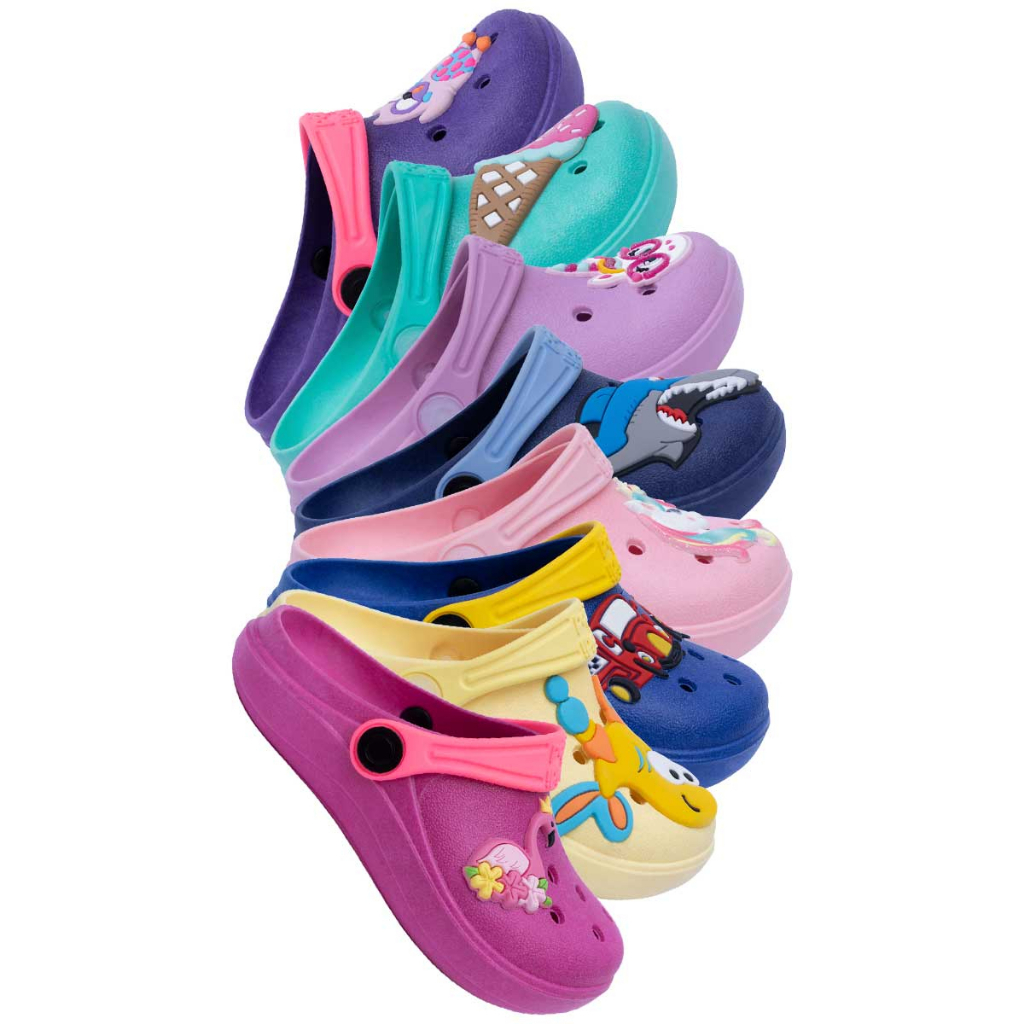 Kit 2 Pares Babuche Sandalia Infantil Nº 19 Ao 36 Menina Menino Macio Leve em Oferta na Shopee