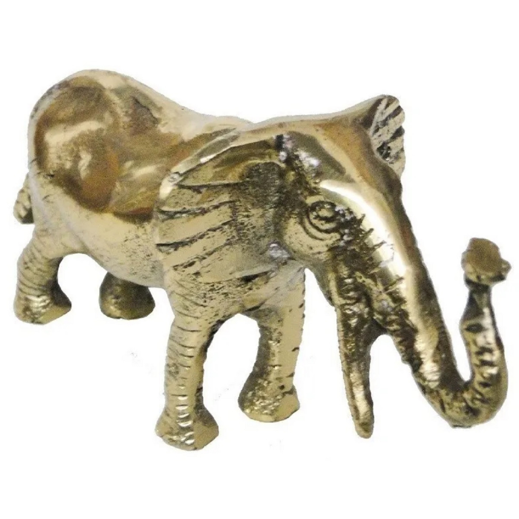 Mamute Elefante Bronze Escultura Estatueta Decoração Místico