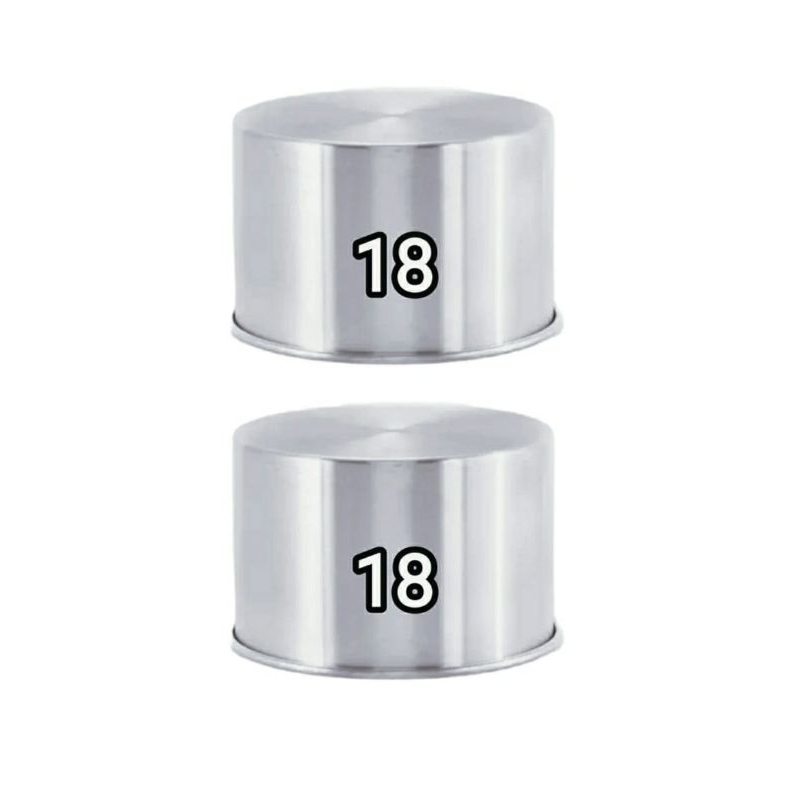 kit 02 (Duas) Assadeira Redonda Alta 18 x 10 Forma Aluminio em Oferta na Shopee