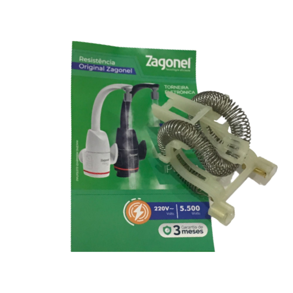 Resistencia original para Torneira Eletrica Prima Touch Zagonel 220v Zagonel em Oferta na Shopee