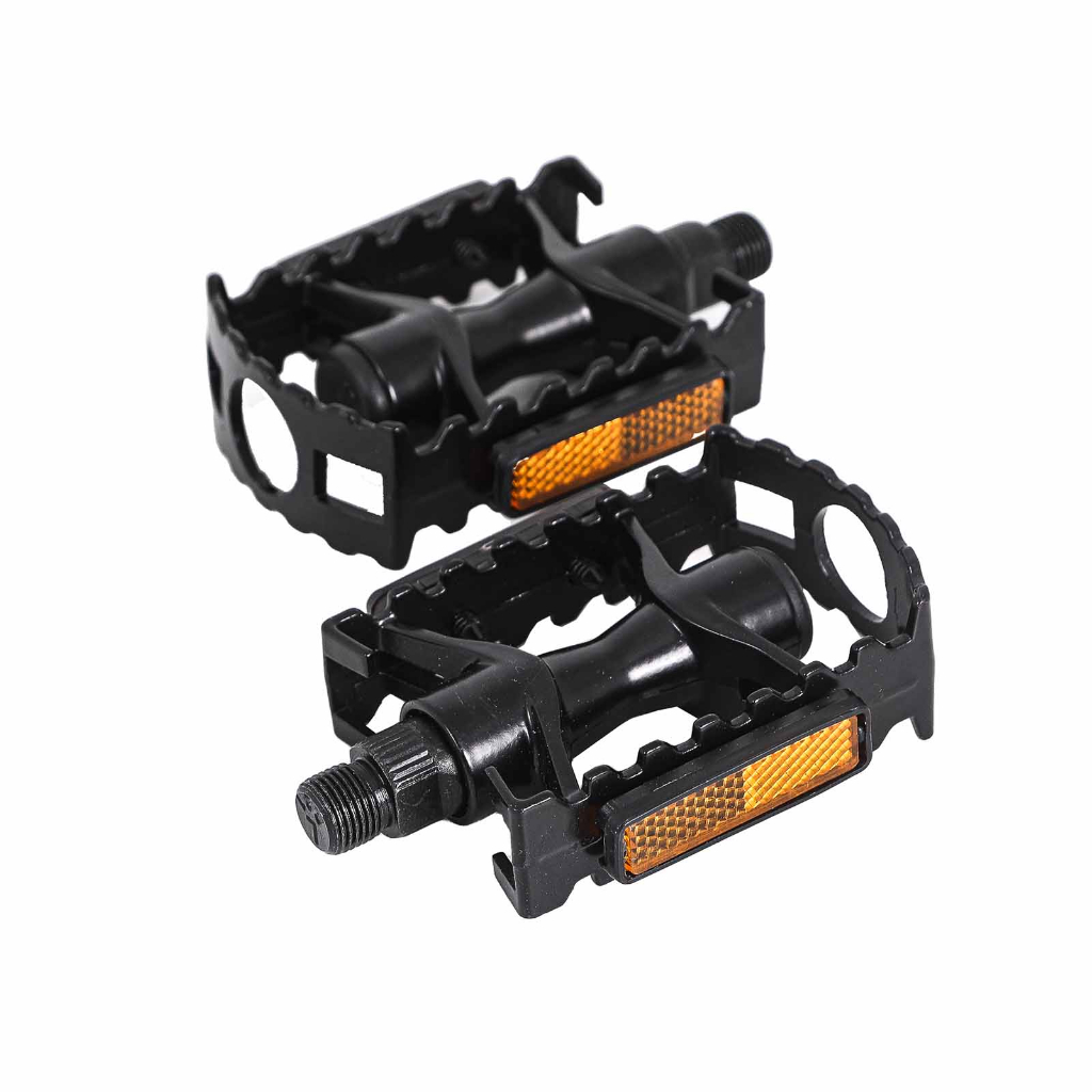 Pedal Bicicleta Mtb Nitrus Par Rosca Grossa Aluminio Bike 9/16