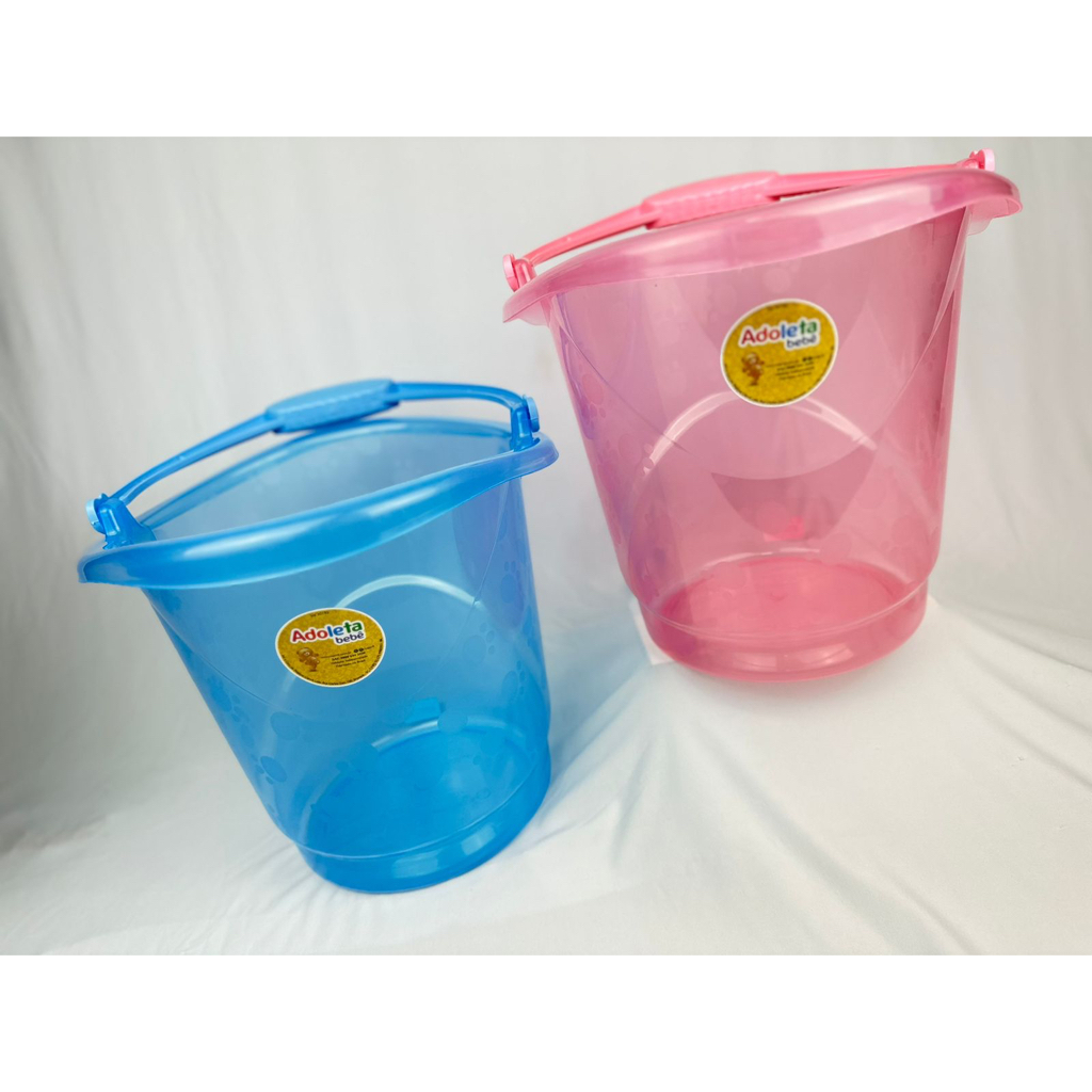 Balde de Bebê Infantil 13 Litros Translúcido Hora do Banho