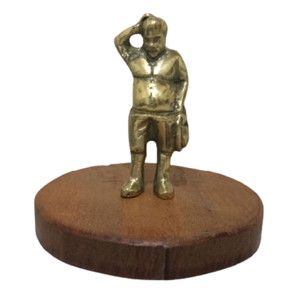 Sancho Pança Bronze Estatueta Cervantes Amigo De Dom Quixote