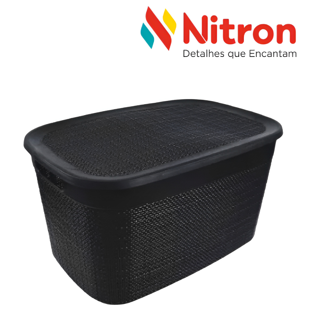 Cesto Caixa Organizador Europa Juta Grande - Nitron em Oferta na Shopee