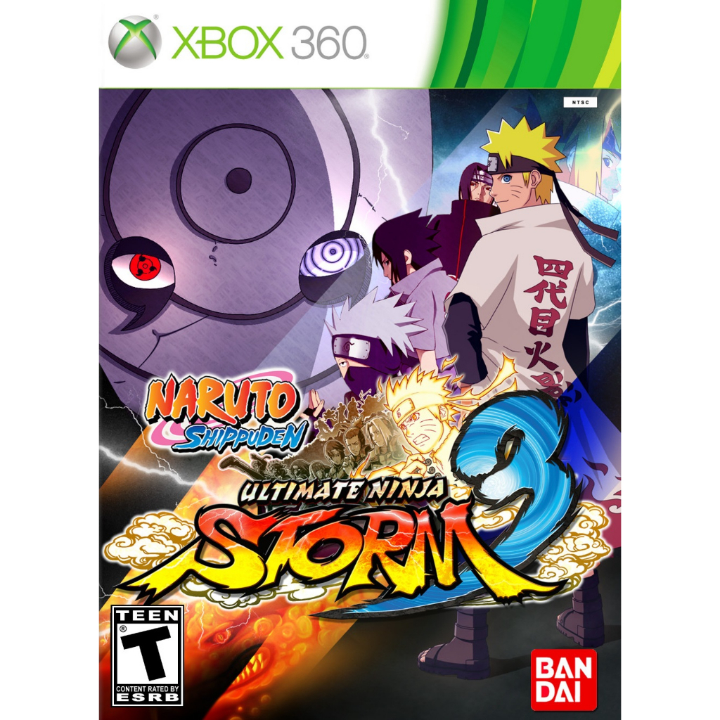naruto storm 3 xbox 360 - MIDIA FÍSICA