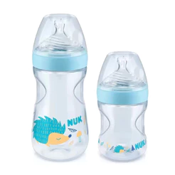 Kit 2 Mamadeiras Smart Flow 150/270ml Azul Essence NUK