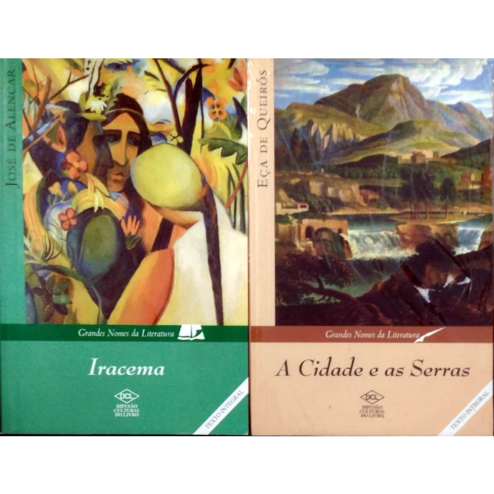 2 Livros A Cidade E As Serras + Iracema / Grandes Nomes Da Literatura