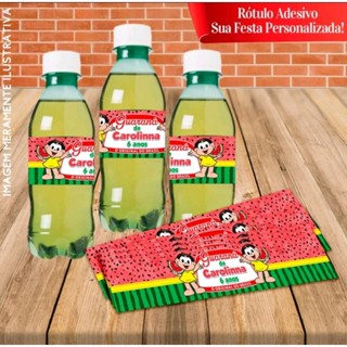 Rótulos adesivos para Mini Refrigerante - Festa Infantil - Personalizados