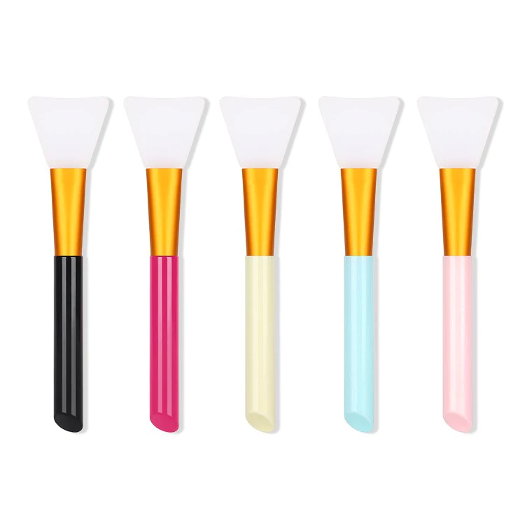 12 Espatula silicone pincel acessorio aplicar skin care mascara facial creme serum base make cosmetico maquiagem