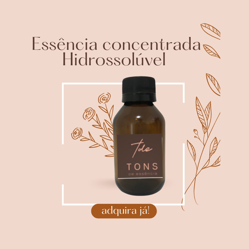 Essência concentrada Hidrossolúvel 100ml