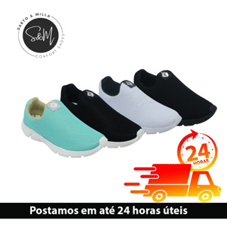 Tênis Tela Calce Fácil Macio