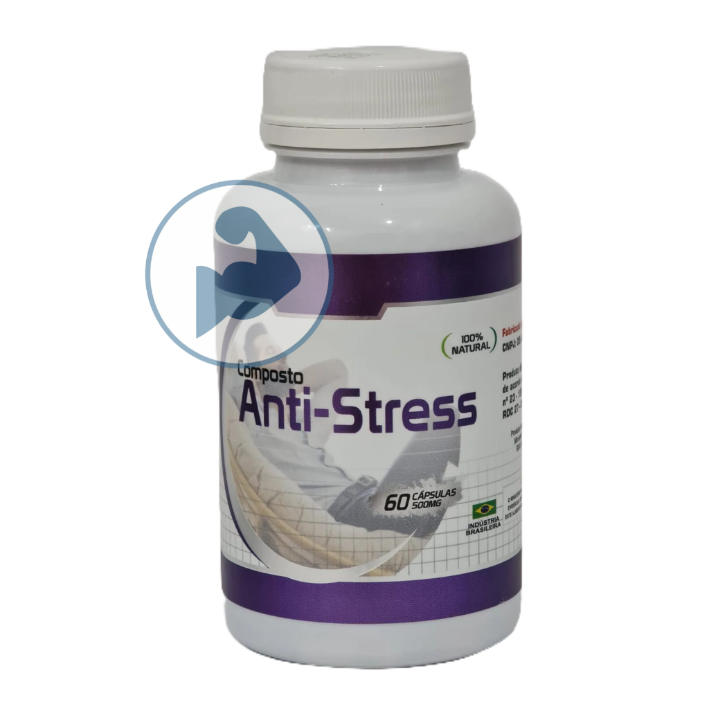 Composto Anti-Stress 60 Cápsulas 500mg em Oferta na Shopee