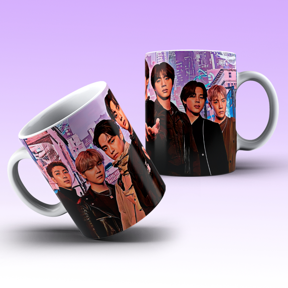 Caneca Kpop BTS - seven fates chakho - todos integrantes