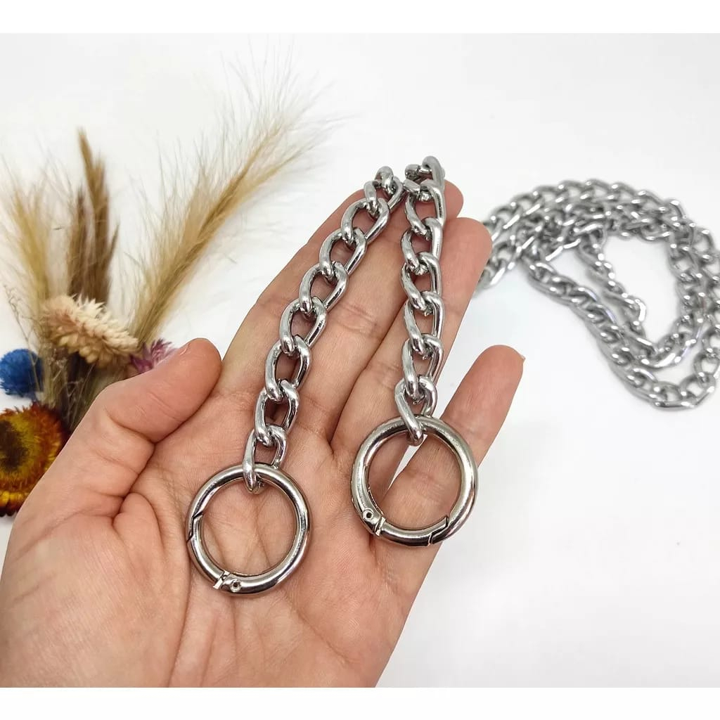 Alça Corrente Com Argola Articulada para Alças De Bolsas Alça Corrente Com Argola Articulada para Alças De Bolsas