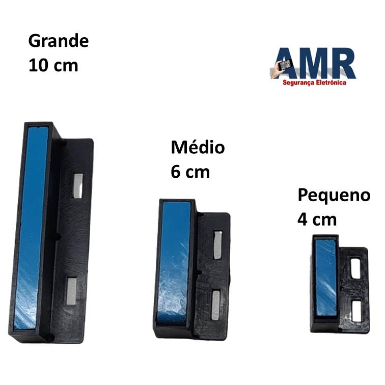 Imã azul para portão motor eletrônico PPA Garem 4cm, 6cm, 10cm pequeno médio e grande, residencial industrial