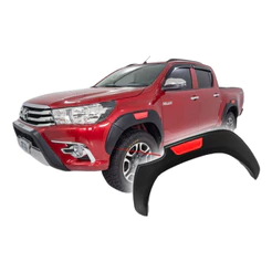 Alargador De Paralamas Hilux 2016 2017 2018 2019 2020 2021 2022 2023 Lançamento Top 1°Linha