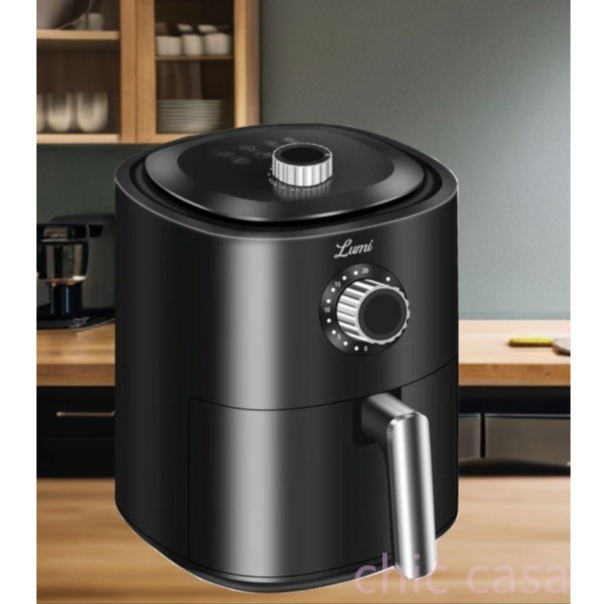 Fritadeira Eletrica Air Fryer Analógico 5,5 Litros 1450w 220V Sem Oleo Facil E Rapido