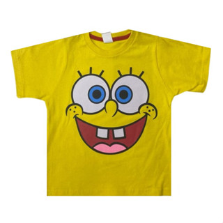 BOB ESPONJA - Camiseta Fantasia Infantil Personagens Meninos Naruto Hulk Homem Aranha Bolofofos Marwel Thor