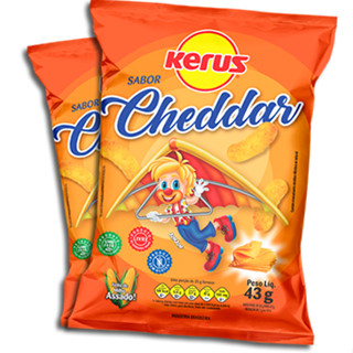 Salgadinho Kerus Cheddar 43g C/10