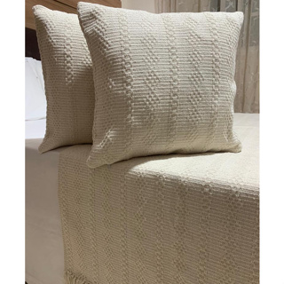 Peseira de cama 100% algodão, Casal/ queen e king. Opcional a compra das 02 capas de almofada do mesmo tecido. em Oferta na Shopee