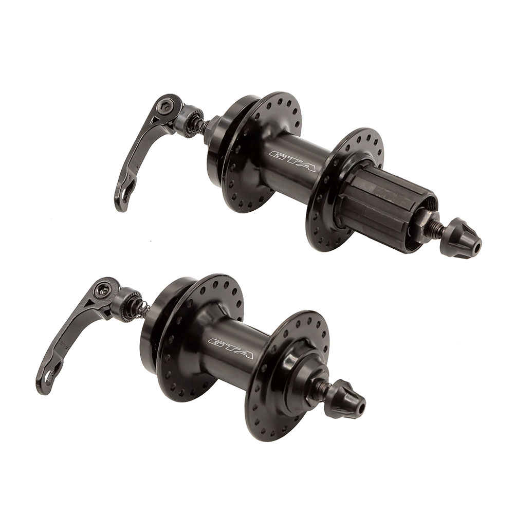 Par De Cubo Aluminio Rolamentado 32f K7 Cassete 8 A 12v Bike Bicicleta Gta