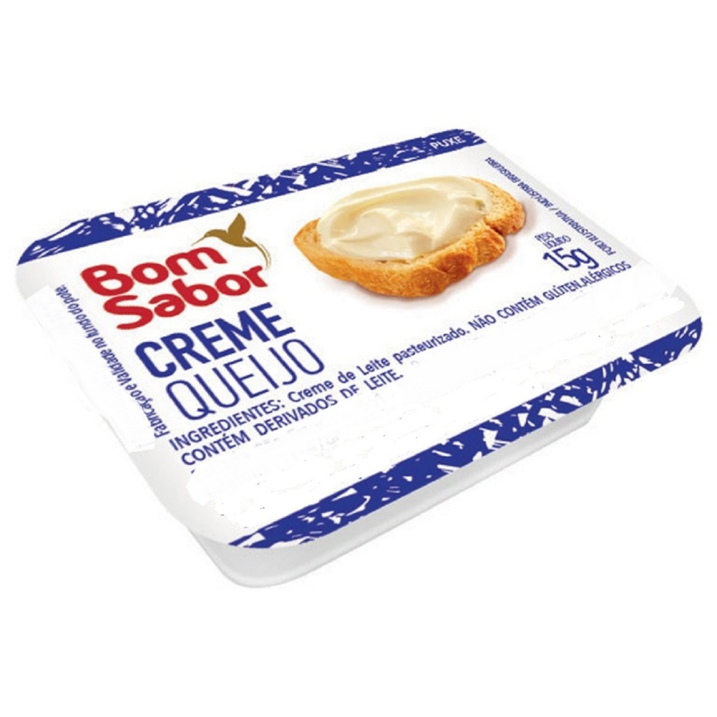 Sache Creme Queijo blister 15g cream cheese Bom Sabor escolha a quantidade abaixo