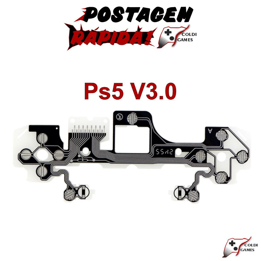 Pelicula Condutiva para Controles Ps5 Dualsense V3.0