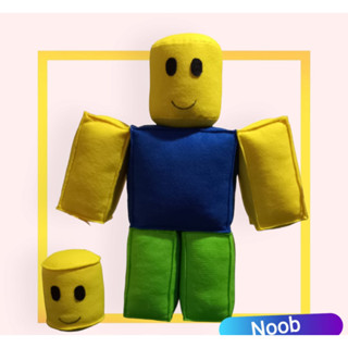 Boneco Roblox Noob em Feltro+Chaveiro