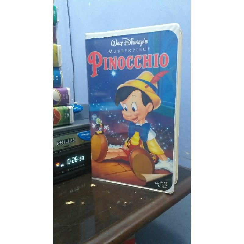 Fita Vhs Disney Pinocchio (Importada)