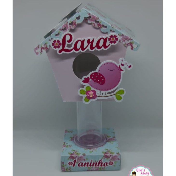 5/10/15/20/25 Caixas Casinha Tubete Personalizada JARDIM ENCANTADO