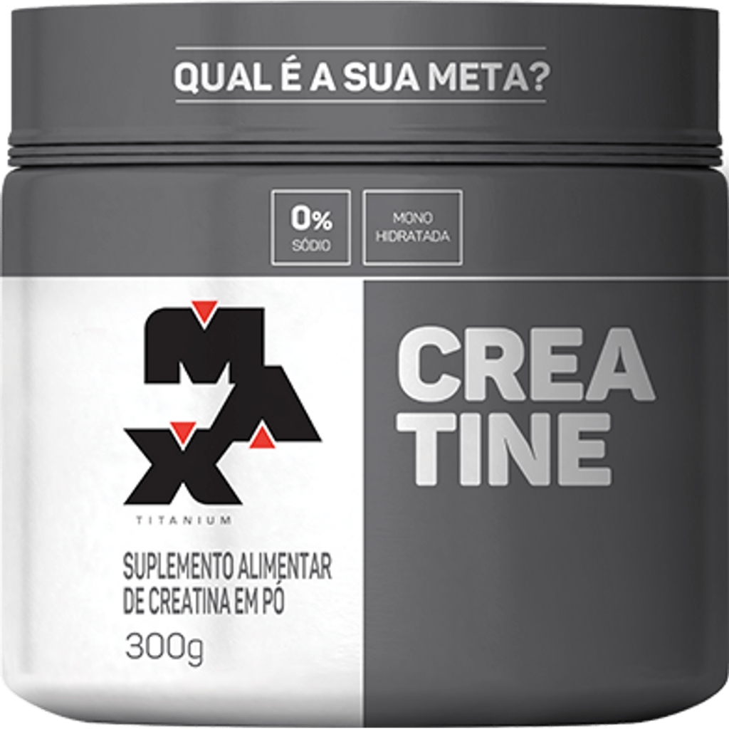 CREATINA MAX TITANIUM 300G 100% PURA