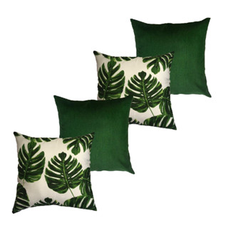 kit Capas De Almofadas Decorativa Diy  Decoração Promoção 4 Peças Para Sala e Quarto 45 x 45  com Ziper