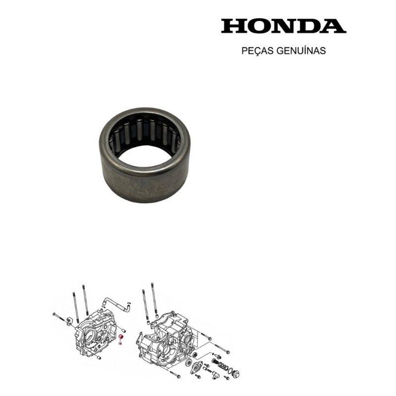 Rolamento Agulha Carcaça L/d Motor Cg 83 Ate Titan125 Fan 08 — imagem 2 de 2