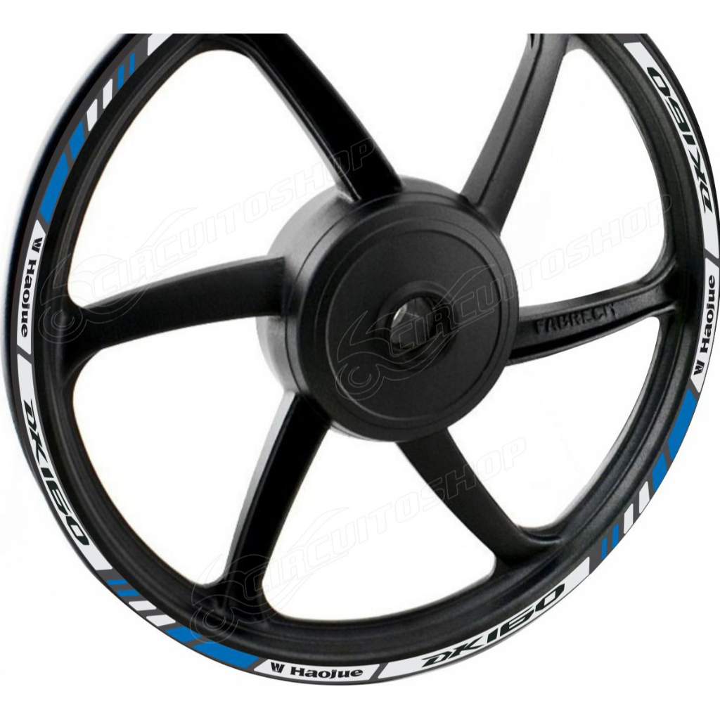 Friso Adesivo Refletivo M1 Roda Moto Haojue Dk 160