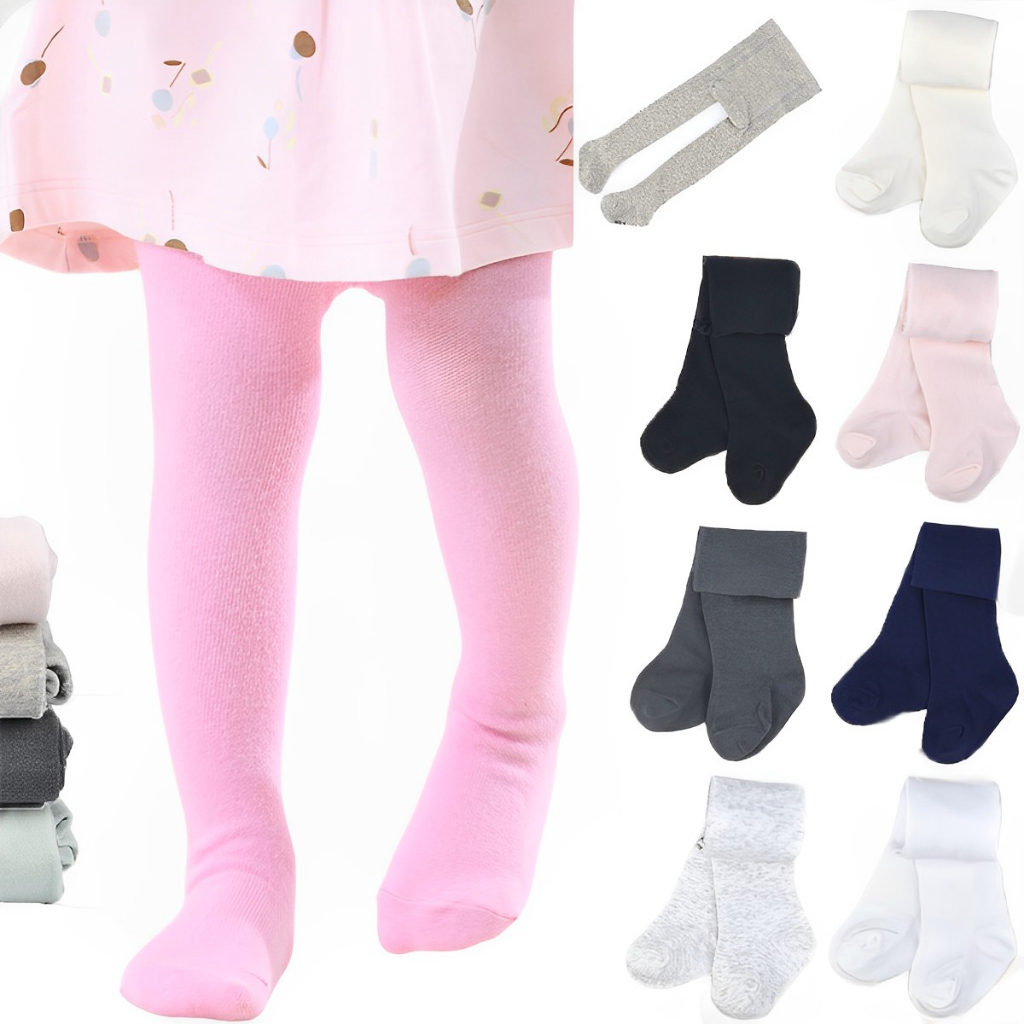 Meia Calça Infantil Menina 1 a 12 Anos Fio 80 Inverno Quente Grossa Confortável Colorida