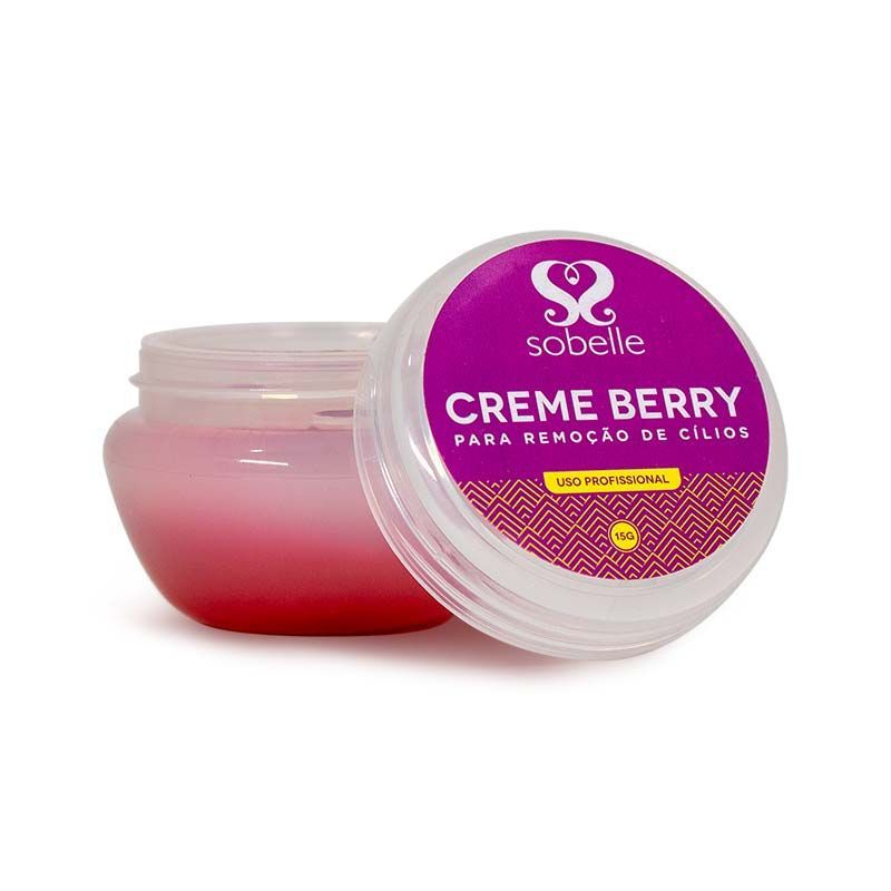 Removedor Em Creme Sobelle Berry 15G extensão de cílios