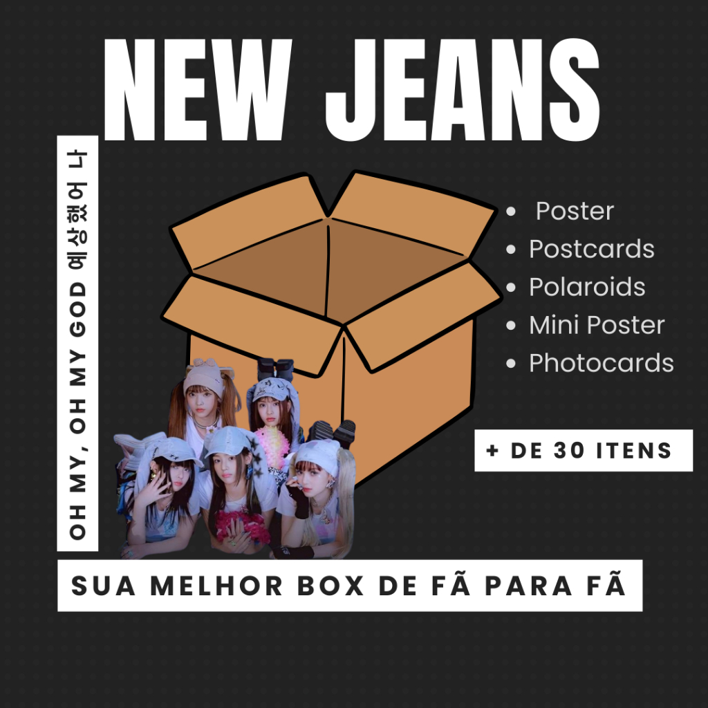 BOX NEW JEANS +30 ITENS