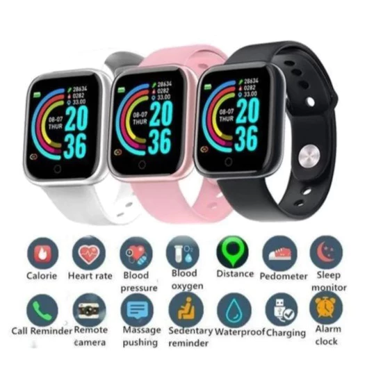 Relogio Smartwatch D20 Pro Y68 Esportivo Bluetooth Android/iOS Original