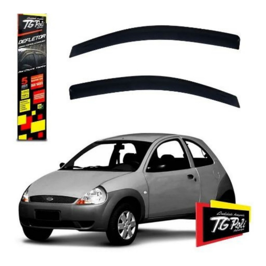 Jogo Calha Chuva Ford Ka 97 98 99 2000 A 2013 2p - Original