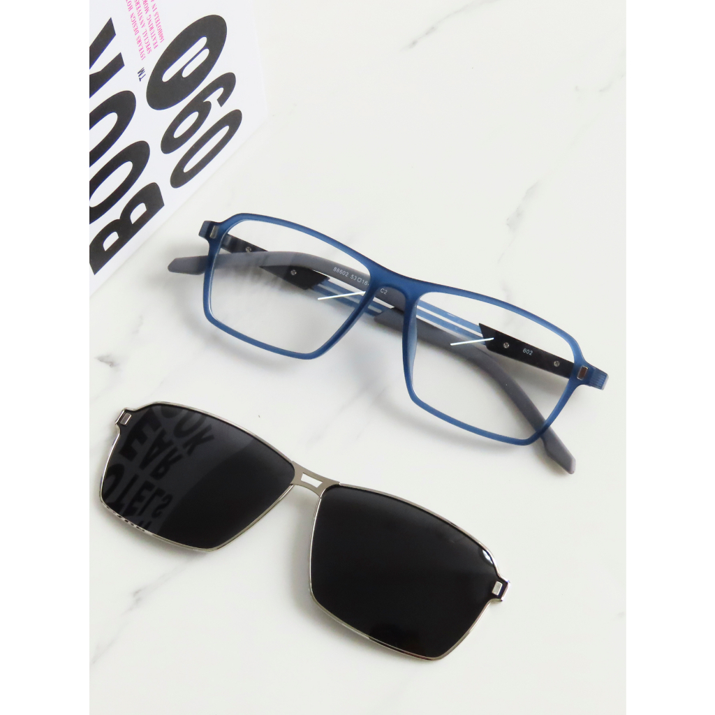 Óculos Armação Masculino Haste Leve + Clipon em Oferta na Shopee