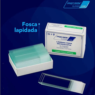Lamina Para Microscopia Fosca Lapidada Cx 50 Und - Precision