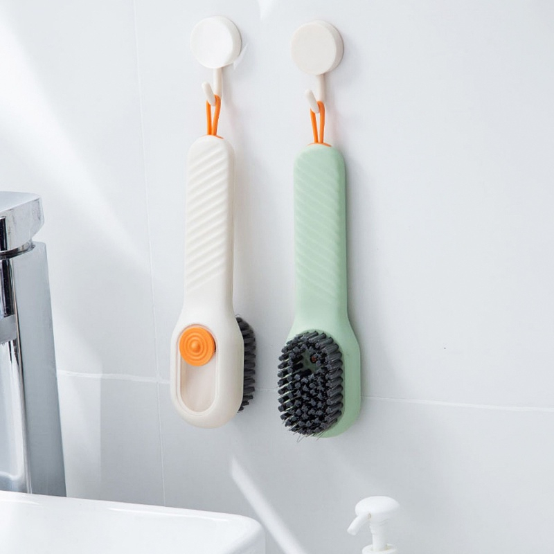 Escova De Limpeza Dispenser Lava Louça Multiuso Universal Com Reservatório De Detergente