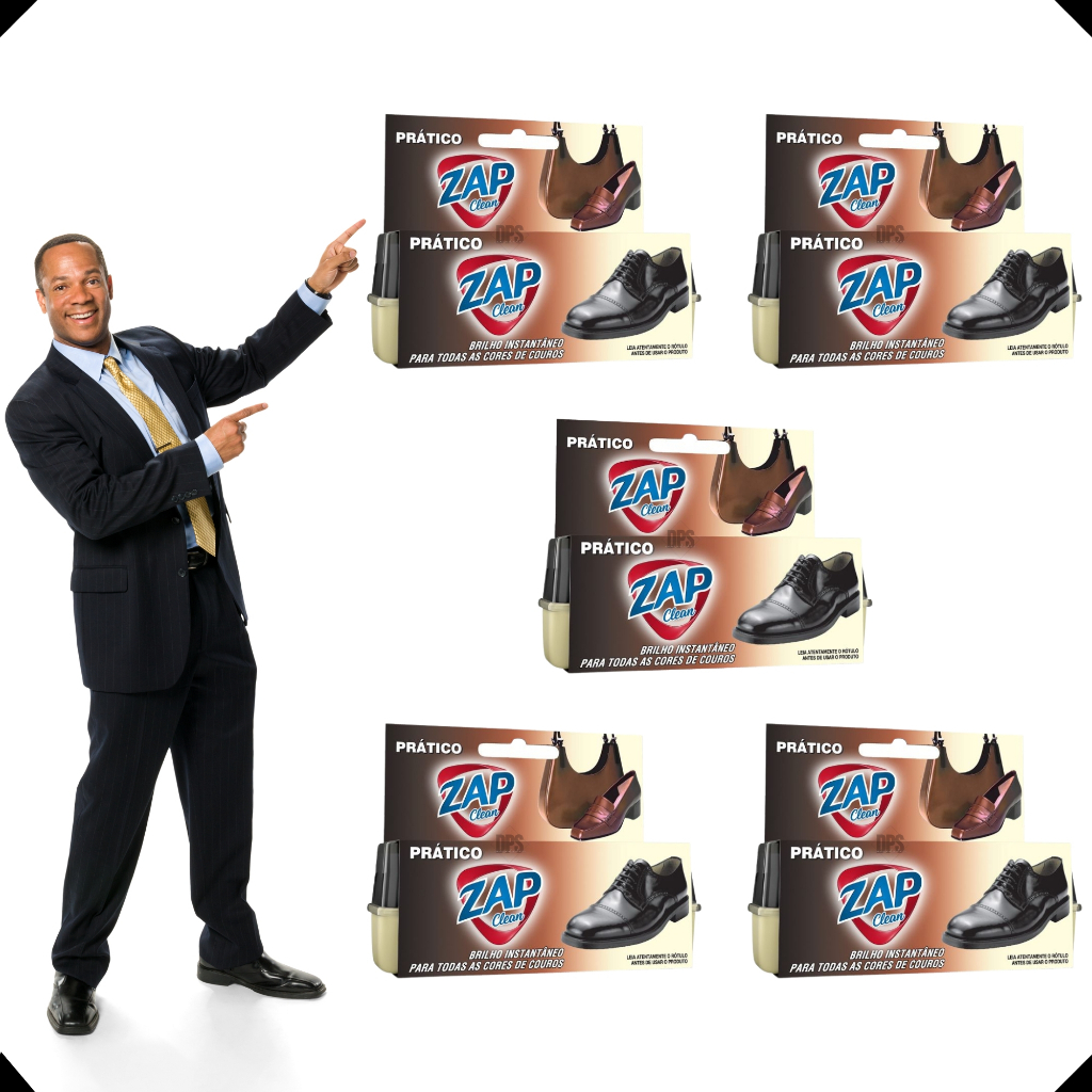 Kit 5 Esponjas Prático Brilho Mágico Sapato Bolsa Painél Couro Incolor Instantâneo Restaura