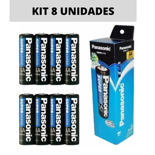 Pilha AA Panasonic Comum Super Hyper-8 Unidades em Oferta na Shopee